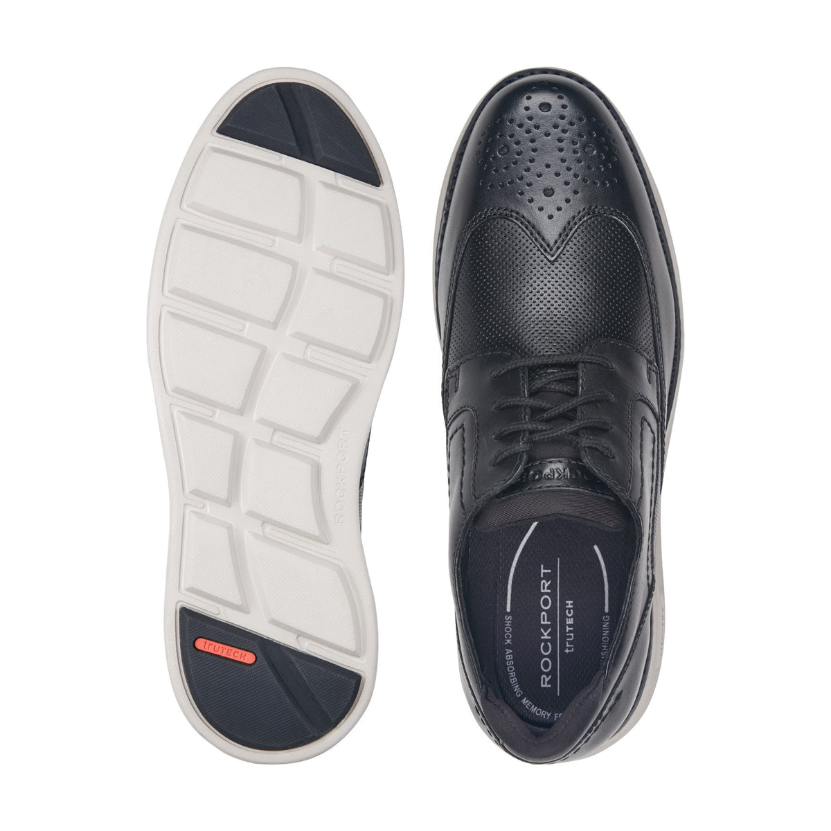 Rockport Coltin Casual Lace-up Round Toe Shoes For Men