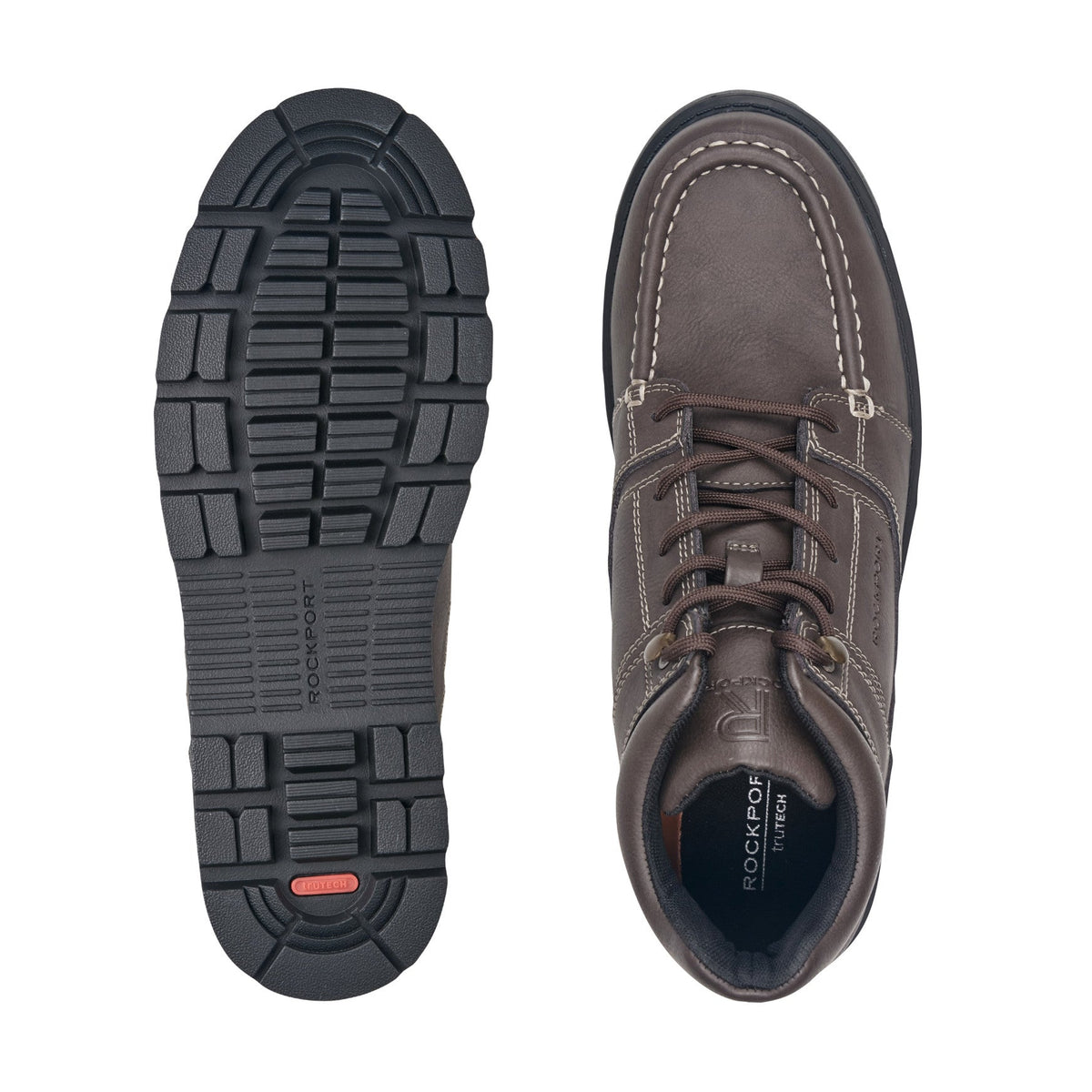 Rockport Umber Waterproof Casual Moc Toe Trail Boots For Men