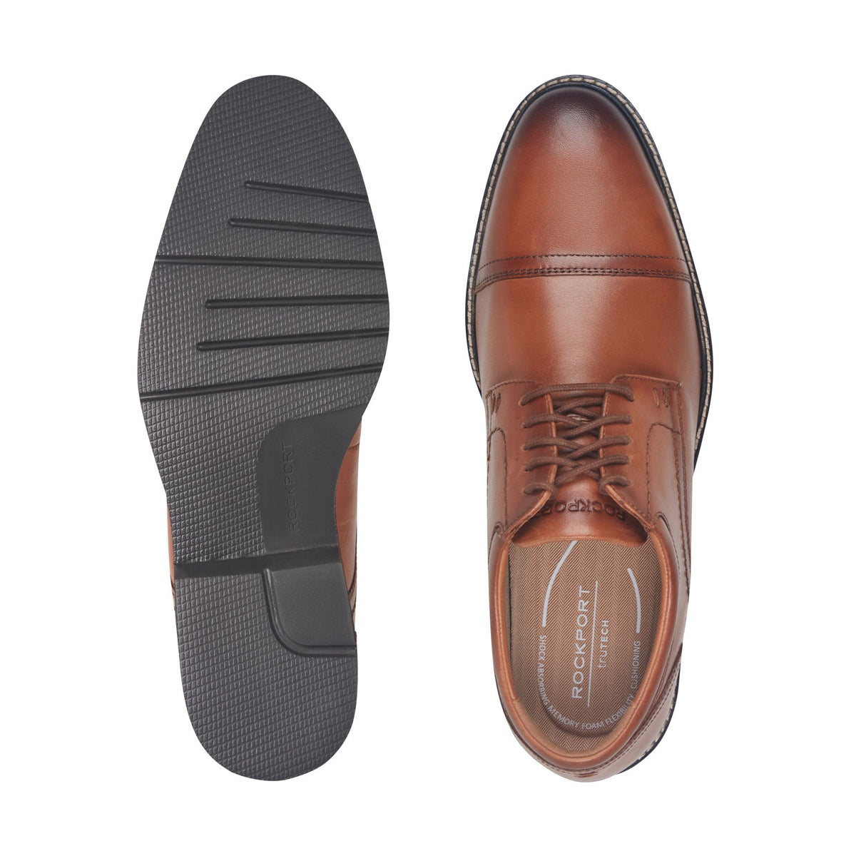 Rockport Findlay Dress Lace-up Almond Toe Oxfords For Men