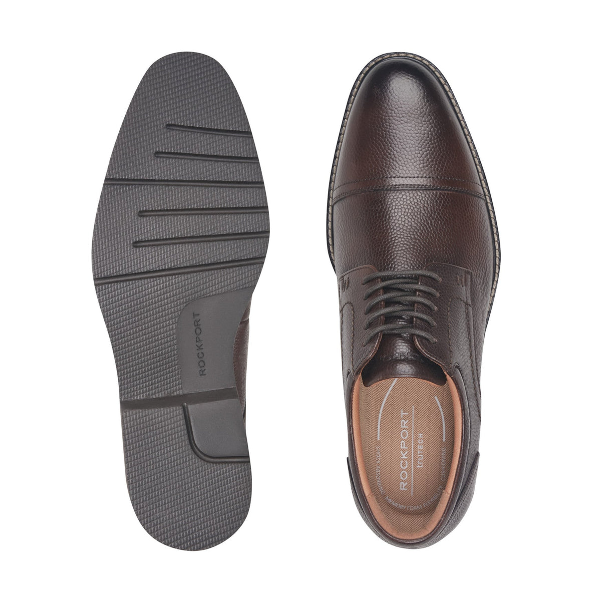 Rockport Findlay Dress Lace-up Almond Toe Oxfords For Men