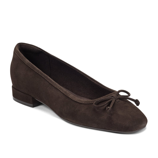 Rockport Sadie Square Toe Slip-on Ballet Dress Flats For Women