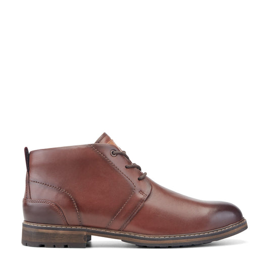Rockport Tolan Lace-Up Leather Chukka Boots For Men