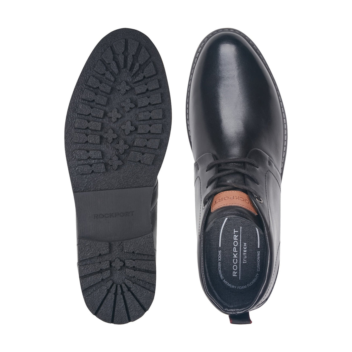 Rockport Tolan Lace-Up Leather Chukka Boots For Men