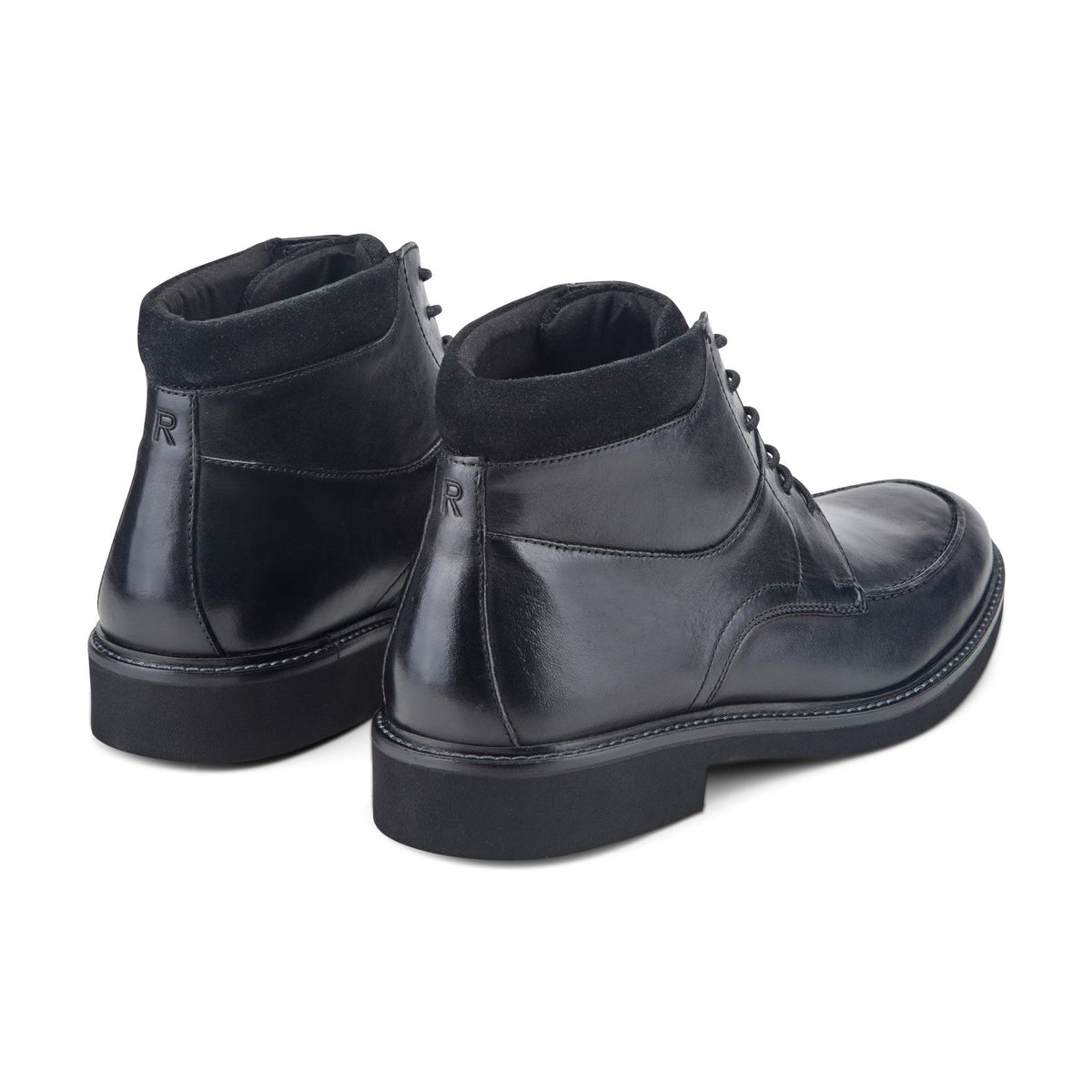 Rockport Macklin Moc Toe Lace-Up Leather Boots For Men