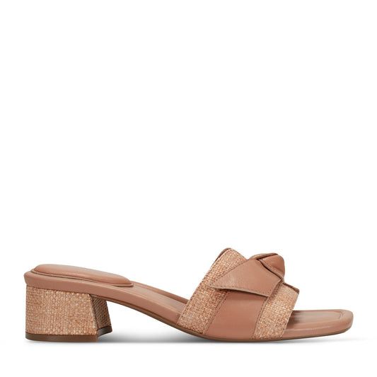 Rockport Carsie Block Heel Square Toe Slip-on Sandals For Women