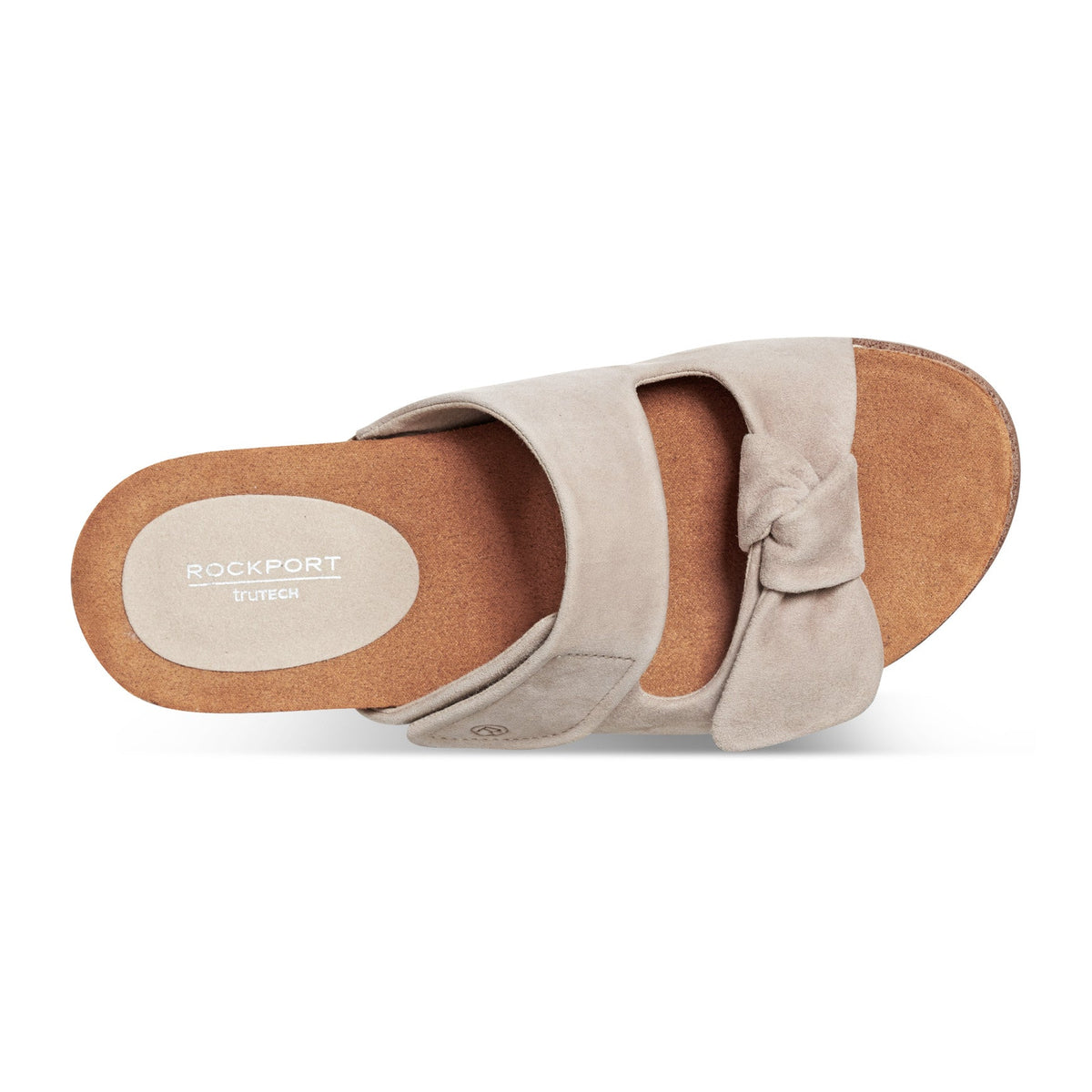 Rockport Zova Slip-on Open Toe Flat Casual Sandals For Women