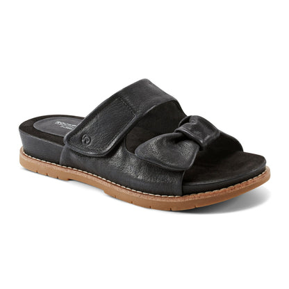 Rockport Zova Slip-on Open Toe Flat Casual Sandals For Women