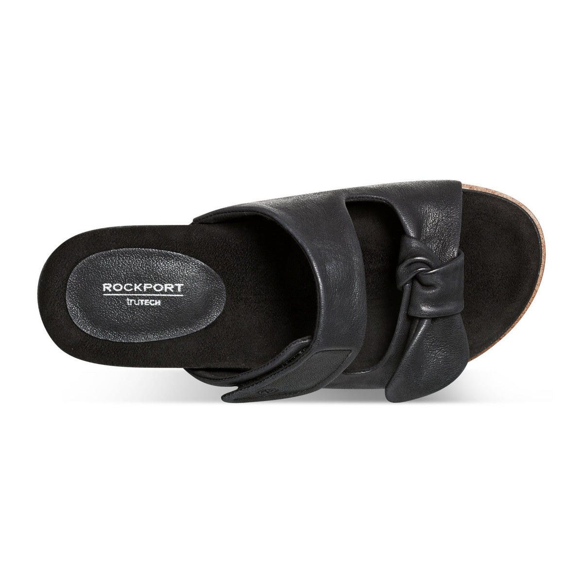 Rockport Zova Slip-on Open Toe Flat Casual Sandals For Women