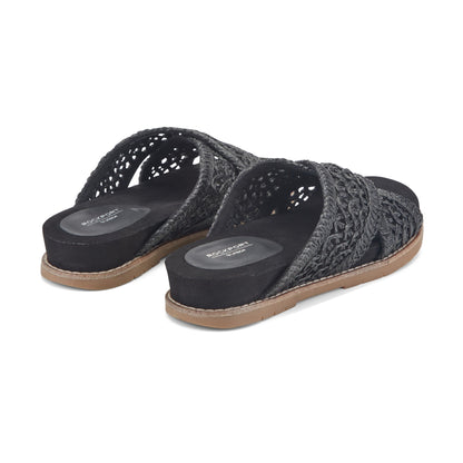 Rockport Zora Open Toe Slip-on Flat Casual Sandals For Women