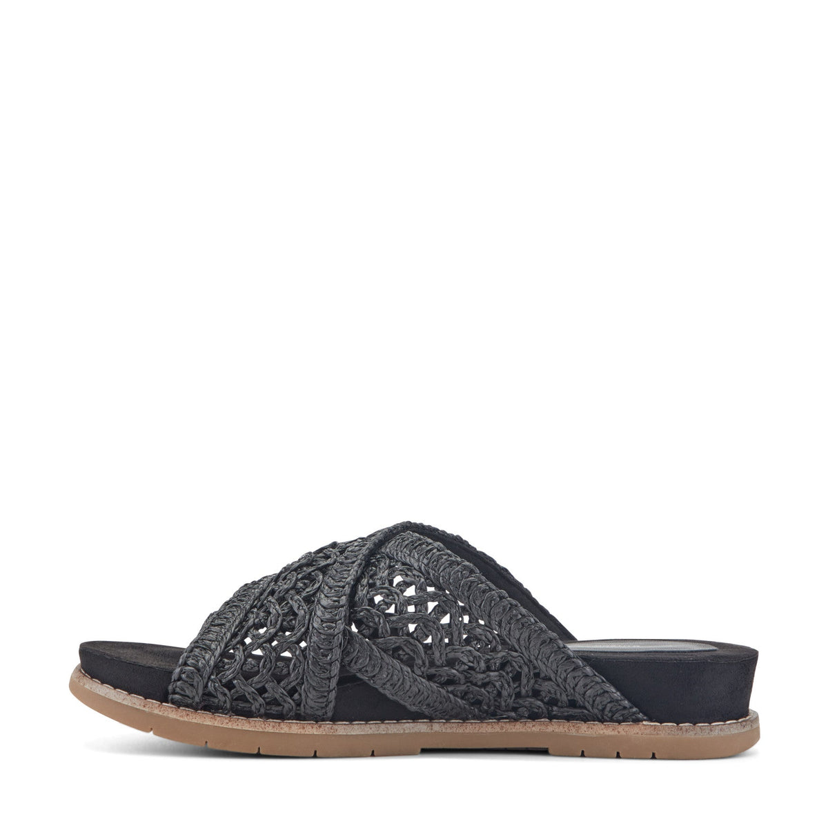 Rockport Zora Open Toe Slip-on Flat Casual Sandals For Women