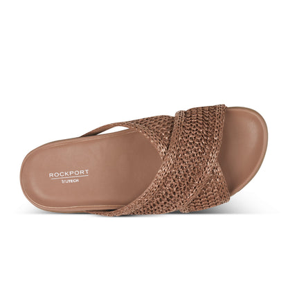 Rockport Leia Casual Slip-On Flat Sandals For Women