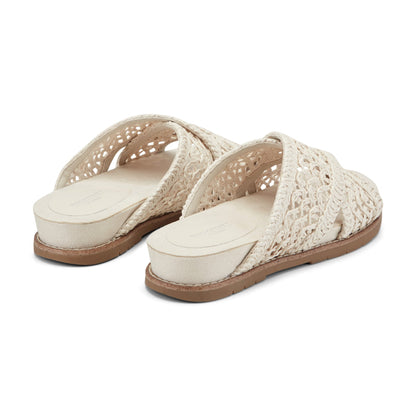 Rockport Zora Open Toe Slip-on Flat Casual Sandals For Women