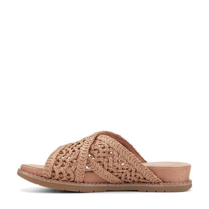 Rockport Zora Open Toe Slip-on Flat Casual Sandals For Women