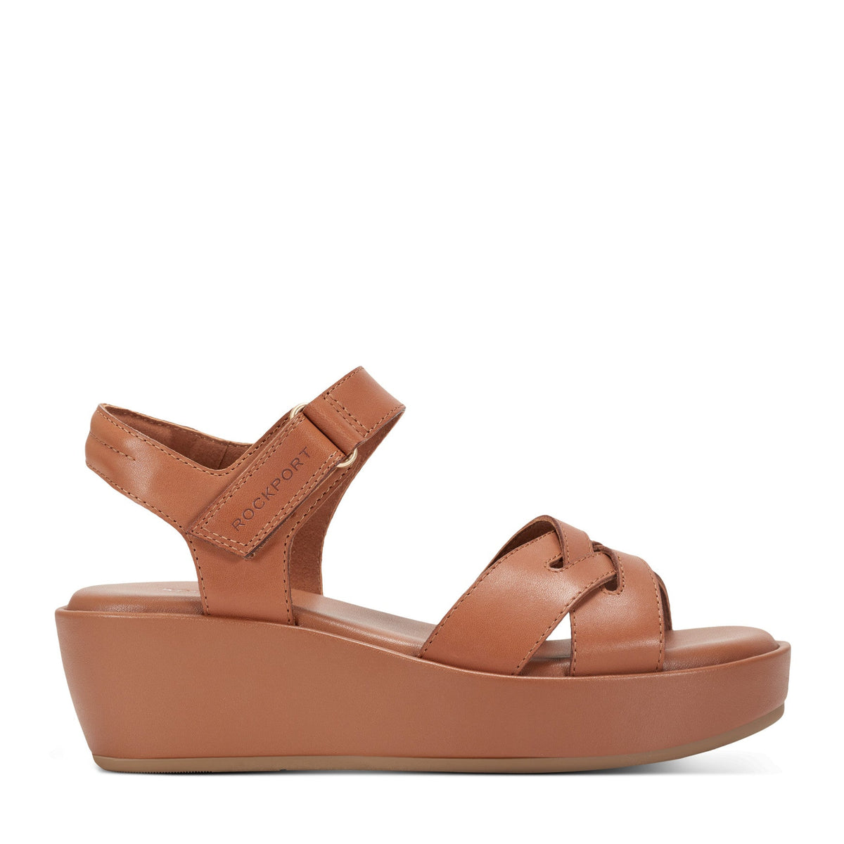 Rockport Amira Strappy Open Toe Casual Wedge Sandals For Women