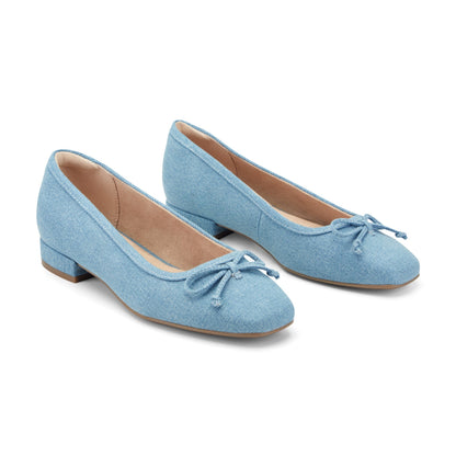Rockport Sadie Square Toe Slip-on Ballet Dress Flats For Women