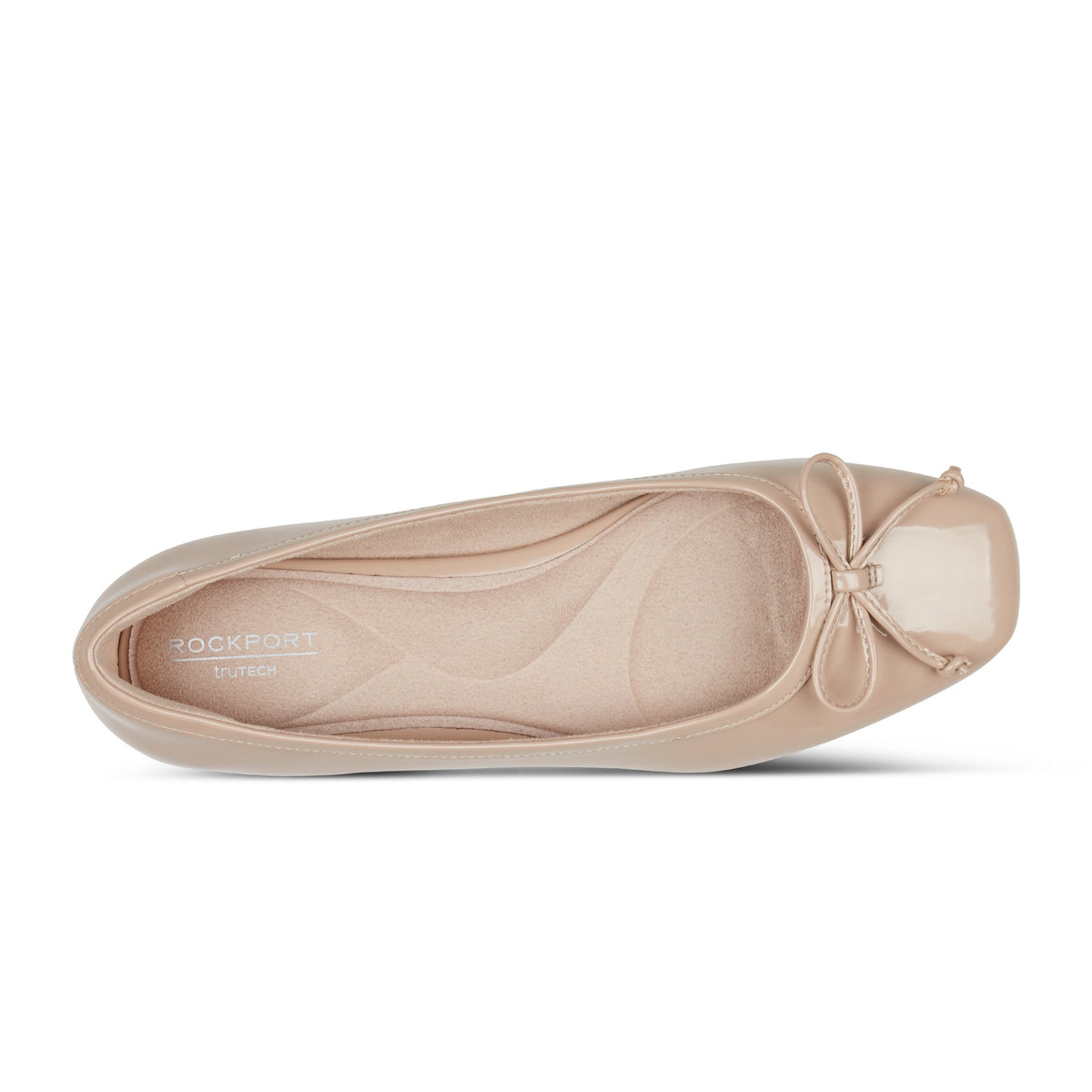 Rockport Sadie Square Toe Slip-on Ballet Dress Flats For Women