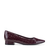 Dark Red Croco Patent