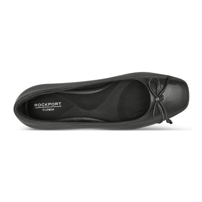 Rockport Sadie Square Toe Slip-on Ballet Dress Flats For Women
